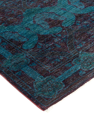 Contemporary Fine Vibrance Red Wool Runner - 2' 8" x 9' 10"