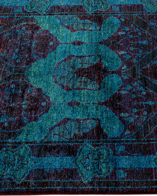 Contemporary Fine Vibrance Red Wool Runner - 2' 8" x 9' 10"
