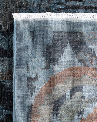 Overdyed Hand-Knotted Gray Runner 6' 3" x 11' 4"
