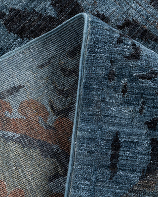 Overdyed Hand-Knotted Gray Runner 6' 3" x 11' 4"