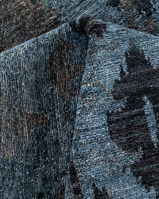 Overdyed Hand-Knotted Gray Runner 6' 3" x 11' 4"