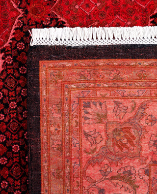 Overdyed Hand-Knotted Wool Modern-Contemporary Pink Area Rug 8' 1" x 10' 5"