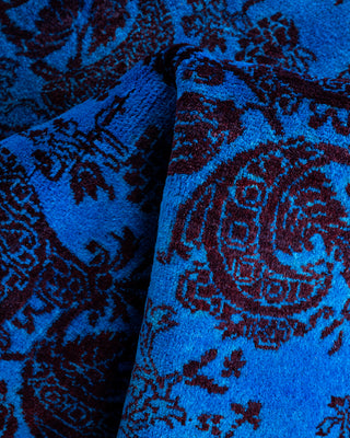 Fine Vibrance, One-of-a-Kind Hand-Knotted Area Rug  - Blue, 3' 2" x 5' 2"