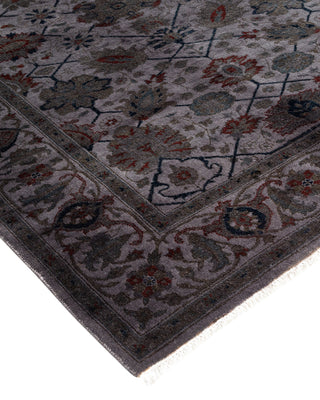Modern Overdyed Hand Knotted Wool Gray Area Rug 3' 4" x 5' 0"