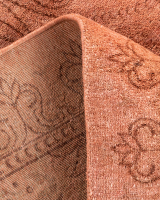 Contemporary Hand Knotted Overdyed Pink Area Rug 3' 1" x 5' 1"