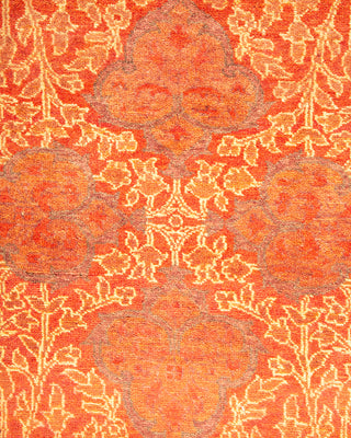 Traditional Hand Knotted Orange Area Rug 2' 10" x 4' 0"