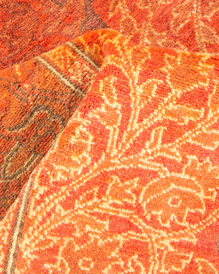 Traditional Hand Knotted Orange Area Rug 2' 10" x 4' 0"