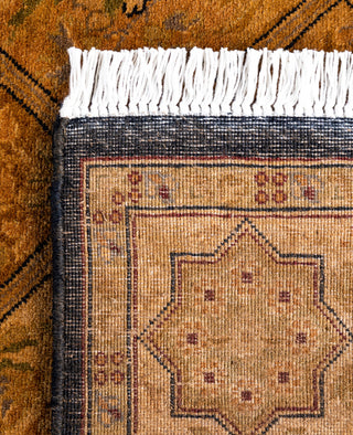 Fine Vibrance, One-of-a-Kind Hand-Knotted Area Rug  - Gold, 2' 7" x 7' 10"