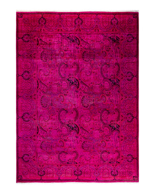 Modern Fine Vibrance Pink Area Rug 8' 0" x 11' 0"