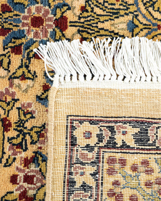 Traditional Hand Knotted Yellow Area Rug  8' 0" x 9' 10"