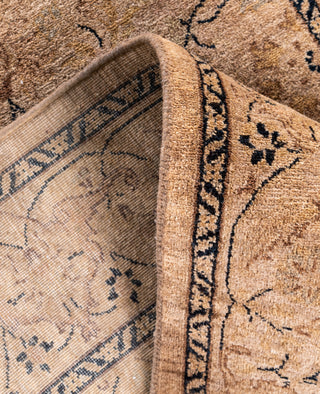 Overdyed One-of-a-Kind Wool Beige Runner 2' 8" x 8' 4"