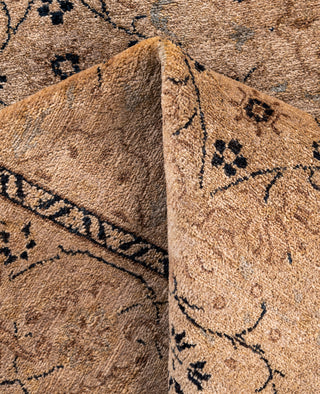 Overdyed One-of-a-Kind Wool Beige Runner 2' 8" x 8' 4"