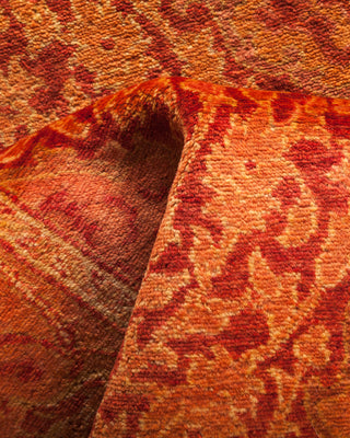 Traditional Hand Knotted Orange Runner 2' 7" x 13' 2"