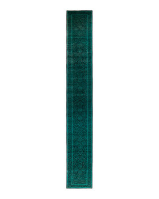 Modern Fine Vibrance Green Runner 2' 7" x 19' 3"