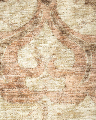 Modern - Contemporary Hand Knotted Ivory Area Rug 9' 0" x 11' 7"