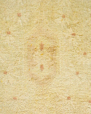 Contemporary Fine Vibrance Yellow Wool Runner - 2' 7" x 13' 9"