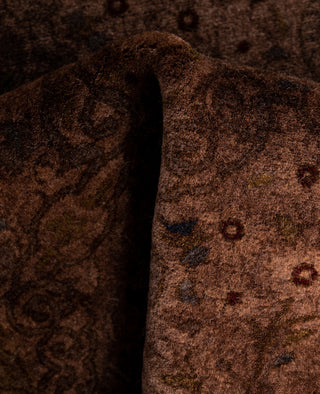 Fine Vibrance, One-of-a-Kind Hand-Knotted Area Rug  - Brown, 2' 8" x 7' 3"