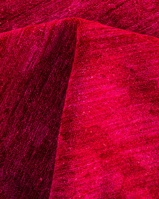 Vibrance, One-of-a-Kind Hand-Knotted Area Rug  - Red, 8' 3" x 9' 10"