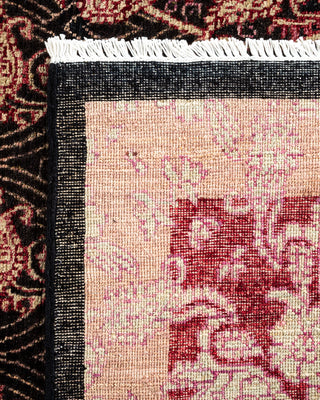 Modern - Contemporary Hand Knotted Black Area Rug 4' 7" x 6' 2"