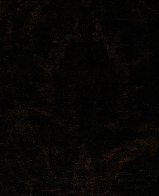 Contemporary Overdyed Wool Hand Knotted Black Area Rug 8' 1" x 10' 1"