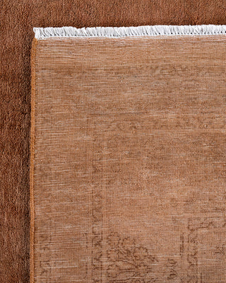 Overdyed Hand-Knotted Gold Area Rug 8' 0" x 10' 2"