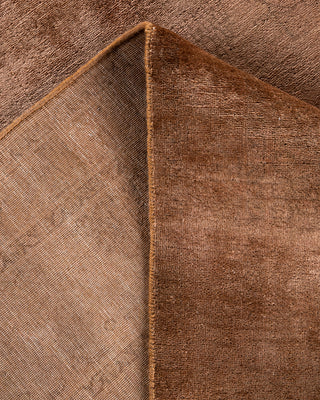Overdyed Hand-Knotted Gold Area Rug 8' 0" x 10' 2"