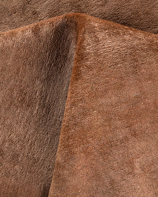 Overdyed Hand-Knotted Gold Area Rug 8' 0" x 10' 2"