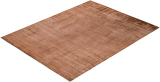 Overdyed Hand-Knotted Gold Area Rug 8' 0" x 10' 2"