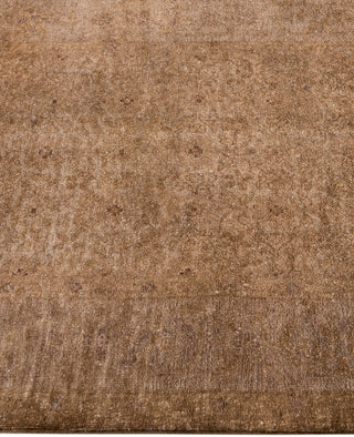 Overdyed One-of-a-Kind Wool Beige Runner 2' 8" x 21' 4"