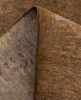 Overdyed One-of-a-Kind Wool Beige Runner 2' 8" x 21' 4"