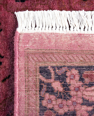 Overdyed Hand-Knotted Wool Modern-Contemporary Purple Runner 2' 7" x 8' 3"