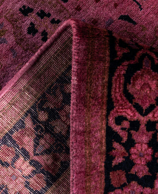 Overdyed Hand-Knotted Wool Modern-Contemporary Purple Runner 2' 7" x 8' 3"