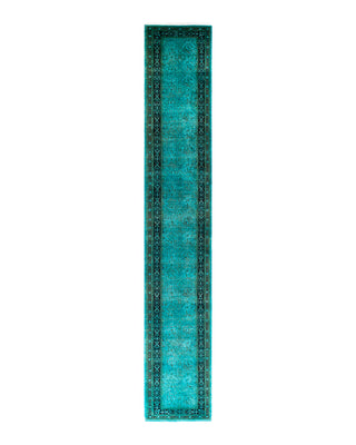 Modern Fine Vibrance Blue Runner 2' 9" x 17' 10"