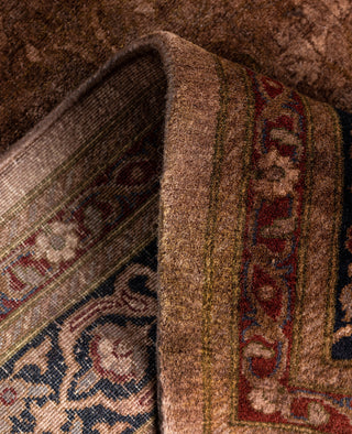 Fine Vibrance, One-of-a-Kind Hand-Knotted Area Rug  - Brown, 2' 6" x 7' 6"