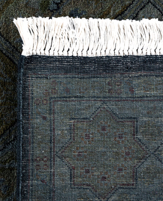 Overdyed One-of-a-Kind Wool Gray Area Rug 2' 8" x 4' 3"