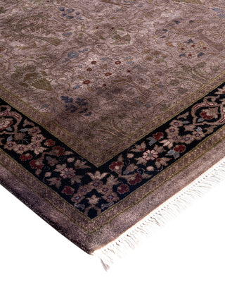 Contemporary Hand-Knotted Overdyed Beige Runner 2' 8" x 8' 5"