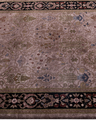Contemporary Hand-Knotted Overdyed Beige Runner 2' 8" x 8' 5"