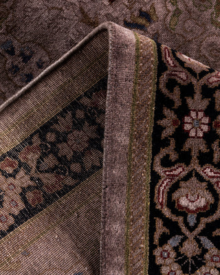 Contemporary Hand-Knotted Overdyed Beige Runner 2' 8" x 8' 5"