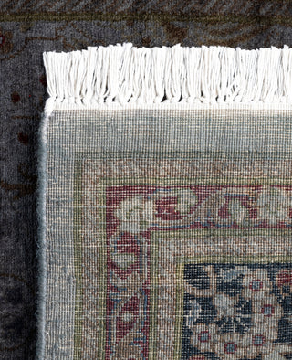 Contemporary Overdyed Wool Hand Knotted Gray Runner 2' 7" x 11' 6"