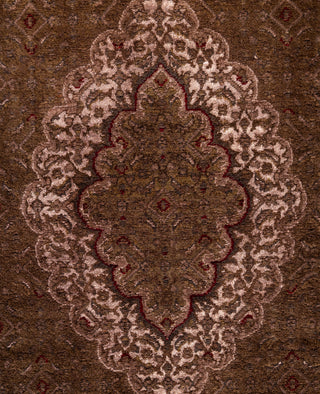 Fine Vibrance, One-of-a-Kind Hand-Knotted Area Rug  - Brown, 2' 6" x 8' 5"