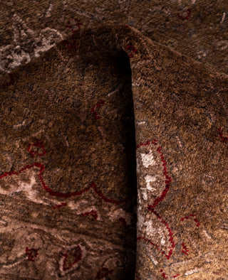 Fine Vibrance, One-of-a-Kind Hand-Knotted Area Rug  - Brown, 2' 6" x 8' 5"