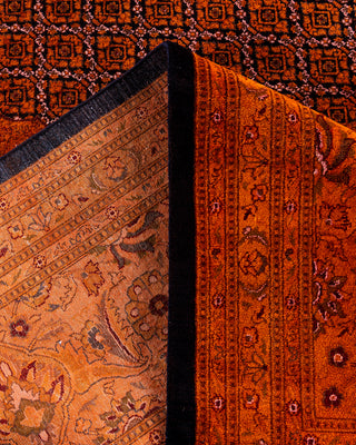 Overdyed Hand-Knotted Orange Area Rug 12' 1" x 15' 4"