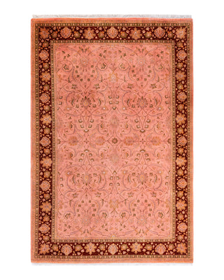 Modern Fine Vibrance Pink Area Rug 6' 3" x 9' 4"