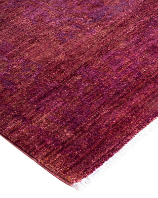 Vibrance, One-of-a-Kind Hand-Knotted Area Rug  - Purple, 3' 2" x 5' 3"