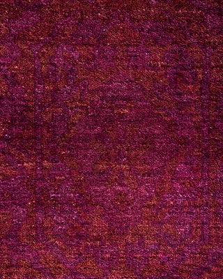 Vibrance, One-of-a-Kind Hand-Knotted Area Rug  - Purple, 3' 2" x 5' 3"