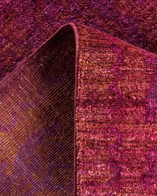 Vibrance, One-of-a-Kind Hand-Knotted Area Rug  - Purple, 3' 2" x 5' 3"