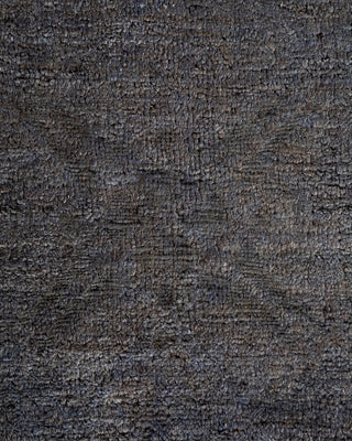 Contemporary Fine Vibrance Gray Wool Area Rug - 8' 2" x 10' 2"