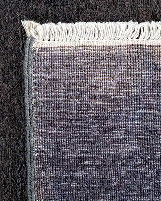 Contemporary Fine Vibrance Gray Wool Area Rug - 8' 2" x 10' 2"