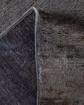 Contemporary Fine Vibrance Gray Wool Area Rug - 8' 2" x 10' 2"