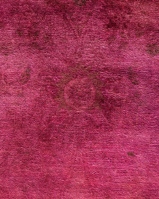 Overdyed Hand-Knotted Pink Area Rug 6' 3" x 9' 2"
